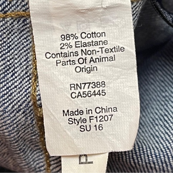 Madewell Distressed 9” High Riser Blue Jeans - Size 26 - Picture 10 of 11